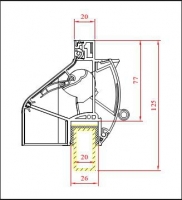 Duco Line 10/17/23ZR DAR(alum) 1101 t/m 1200mm