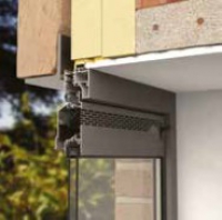 Renson AR 90/24 MTW Ral9010 L= 1643mm m.rubber (20-28) Zwart