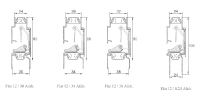 Ducoflat 12ZR duco300 Ral 8014  901 t/m 1000mm