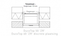 Buitenprofiel Duco Top 50 DAR(alum)F1 1101 t/m 1200mm